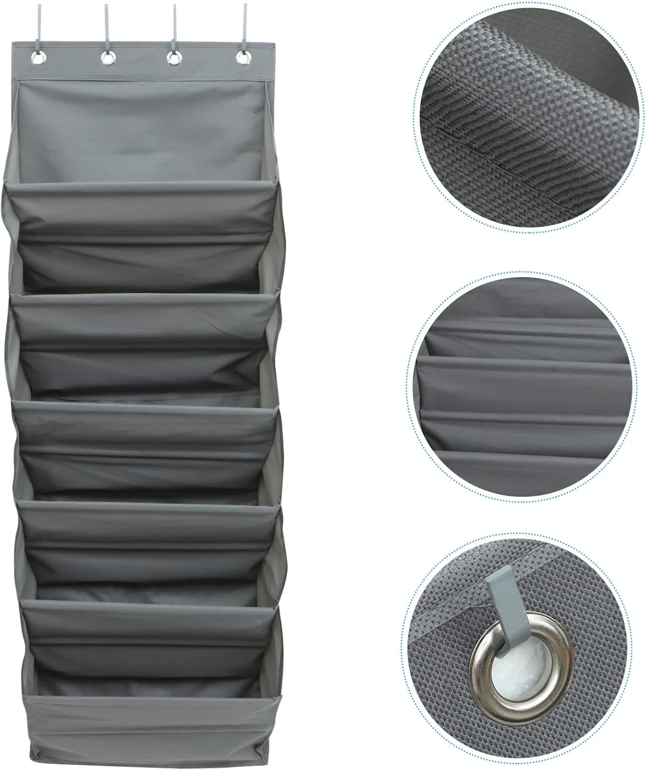 Cabilock Organizador colgante de zapatos, bolsa organizadora de zapatos plegable sobre la puerta, zapatero para puerta de armario, ahorro de