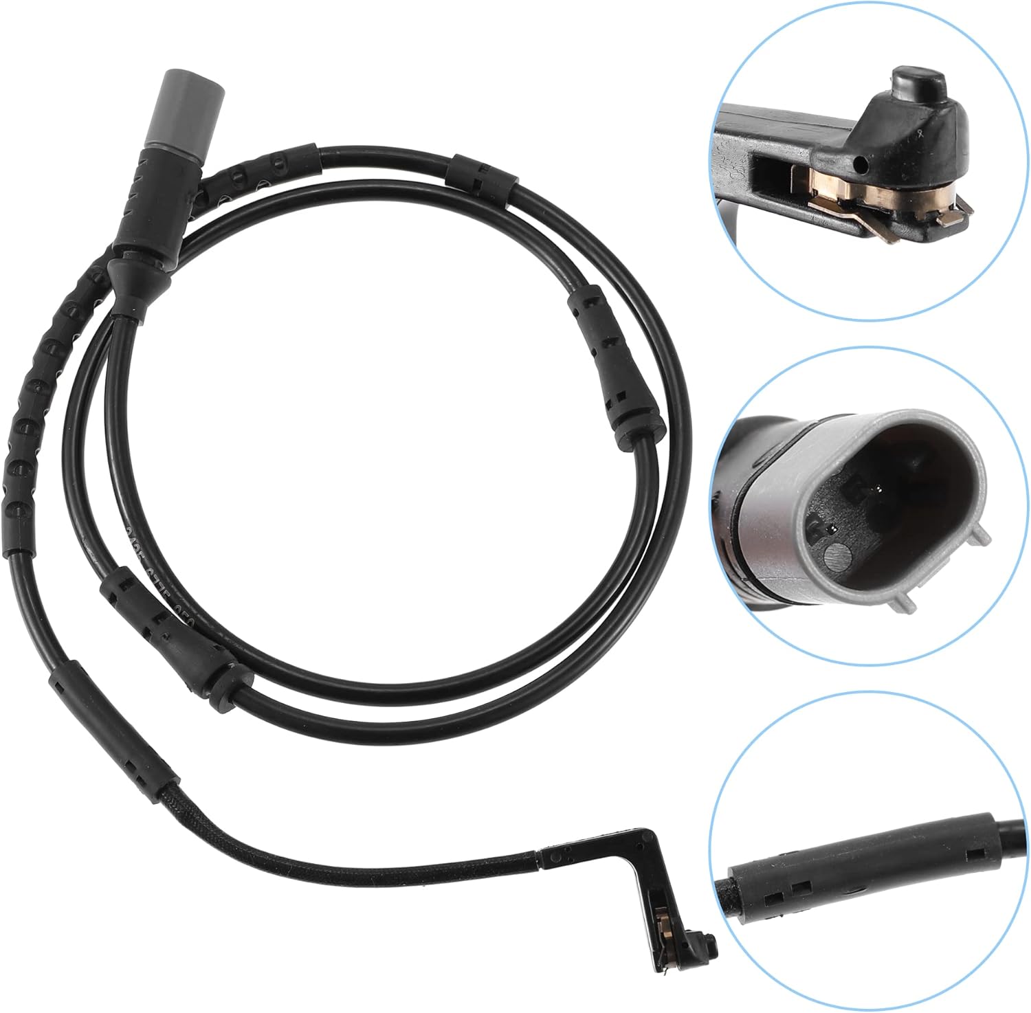 ACROPIX Sensor de pastillas de freno de coche Sensor indicador de desgaste de pastillas de freno delantero para BMW Serie 7 – Paquete de 1 negro