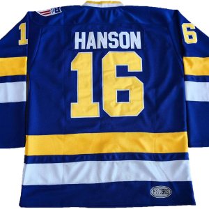 Phoneutrix Hanson Brothers Charlestown Chiefs 16 Jack 17 Steve 18 Jeff Slap Shot Movie Hockey Jersey Azul Phoneutrix Hanson Brothers Charlestown Chiefs 16 Jack 17 Steve 18 Jeff Slap Shot Movie Hockey Jersey Azul