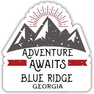 Blue Ridge Georgia Souvenir – Calcomanía de vinilo (4 pulgadas) Blue Ridge Georgia Souvenir – Calcomanía de vinilo (4 pulgadas)