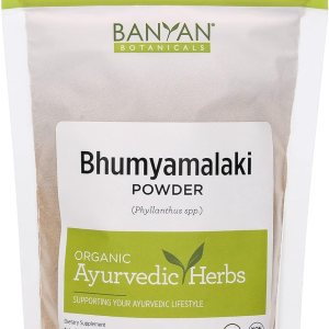 Banyan Botanicals Polvo de Bhumyamalaki – Suplemento orgánico para la salud del hígado* – Phyllanthus spp. – para la desintoxicación natural y la Banyan Botanicals Polvo de Bhumyamalaki – Suplemento orgánico para la salud del hígado* – Phyllanthus spp. – para la desintoxicación natural y la
