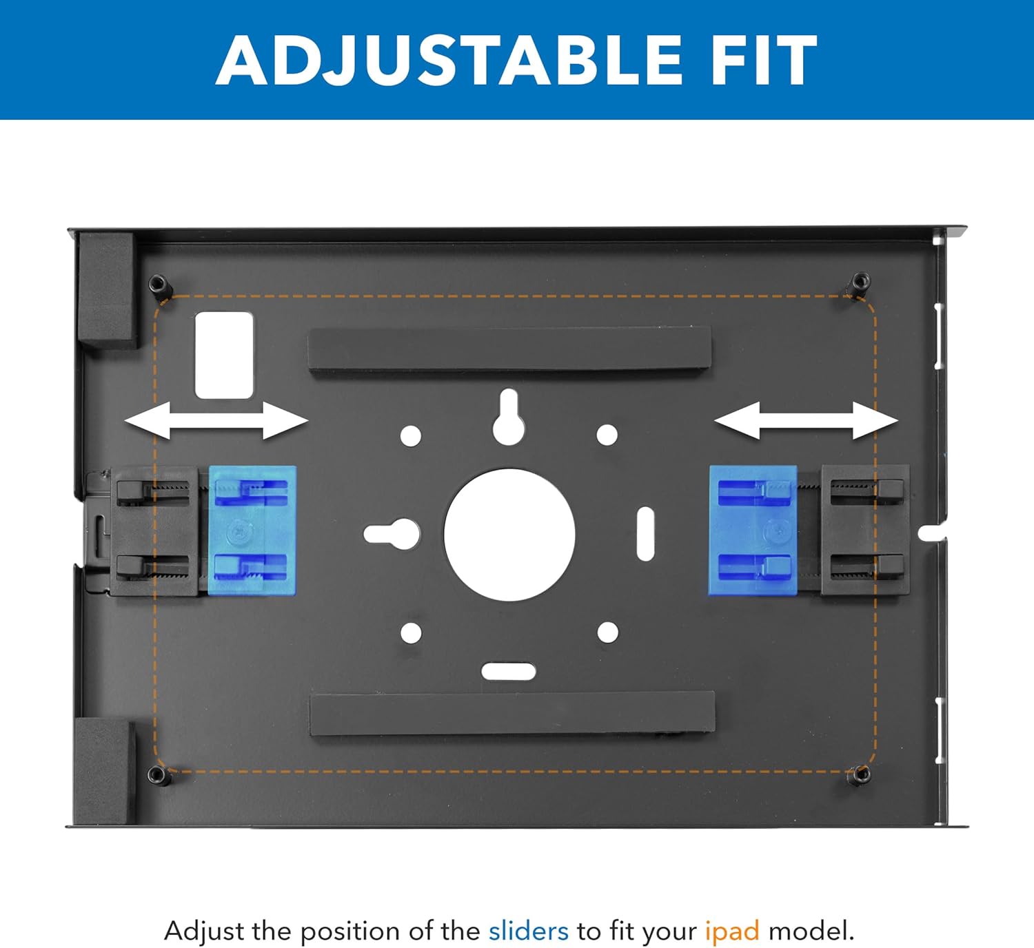 Mount-It! Soporte de piso antirrobo para tableta compatible con iPad 10, 9, 8, iPad Pro 11, 10.5, iPad Air 10.5, quiosco de bloqueo ajustable en