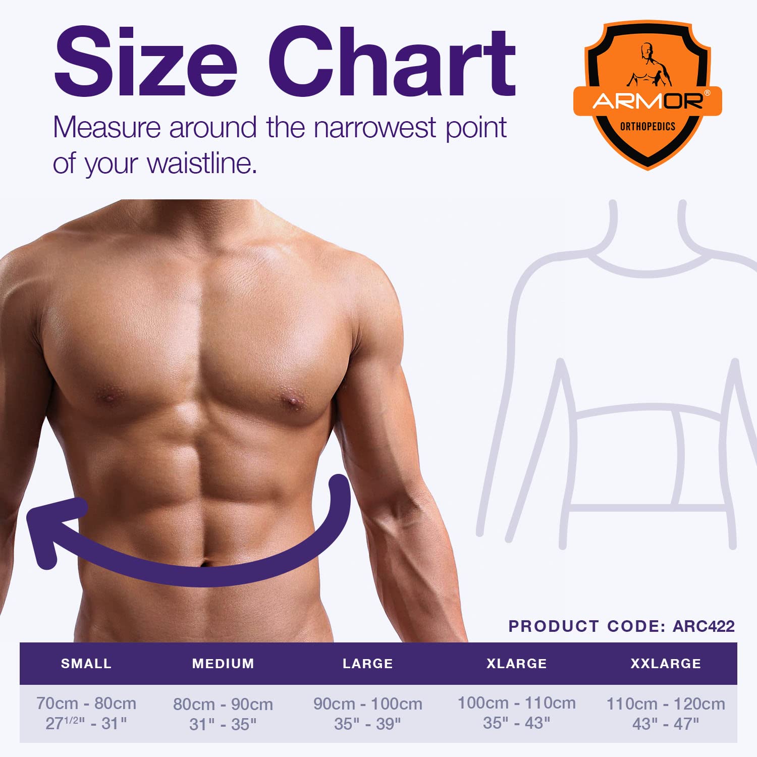 Armor Cinturón flexible de soporte para hernia umbilical para adultos para aliviar el dolor abdominal y la presión, elástico y cómodo control de