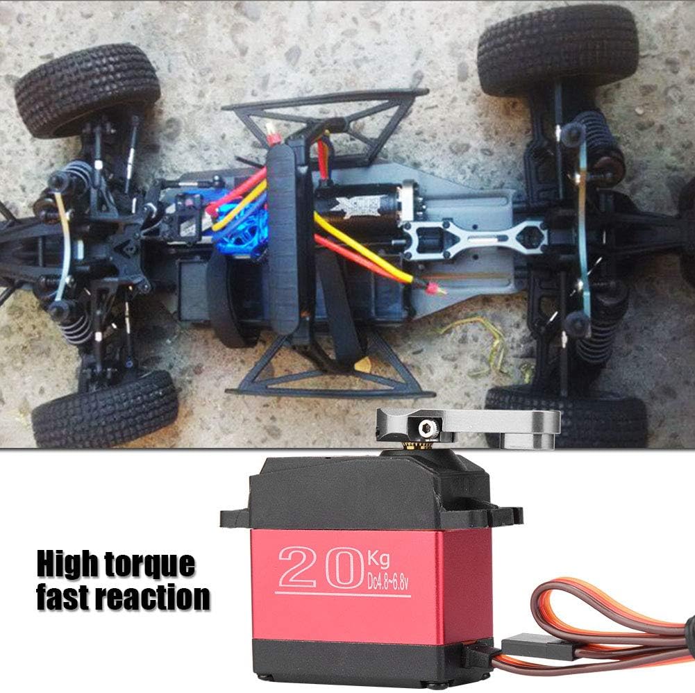 Servo a prueba de agua RC, DSSERVO 44.1 lbs 55.1 lbs Metal Gear High Torque Servo digital impermeable para amantes de RC (44.1 lbs)