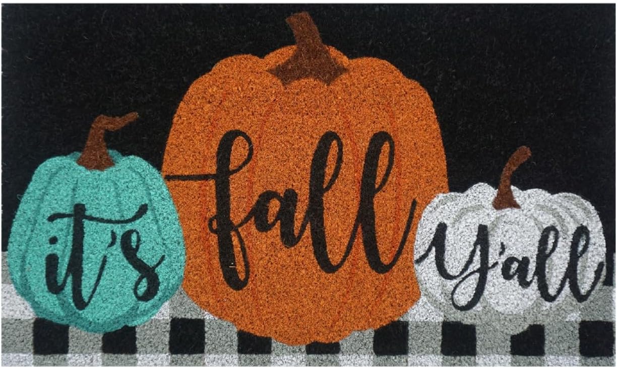 Briarwood Lane Tapete de fibra natural de fibra de coco It’s Fall Y’all