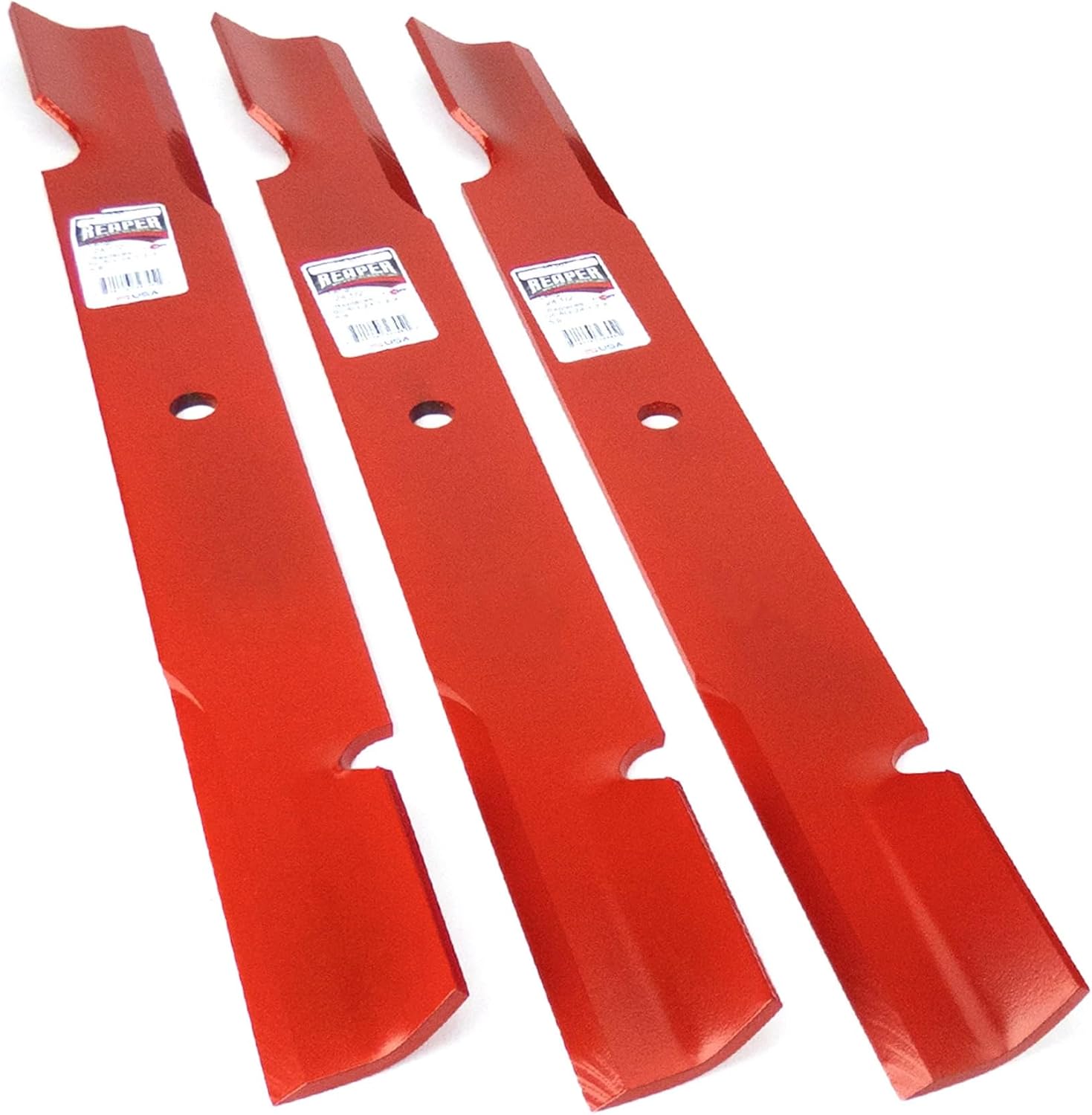 MowerPartsGroup (3) Cuchillas de la segadora para Bad Boy Outlaw 72″ 038-7220-00