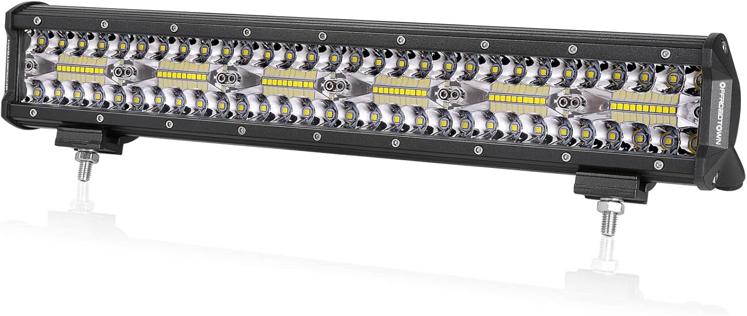 OFFROADTOWN Barra de luz LED de 18 pies con cápsulas LED
