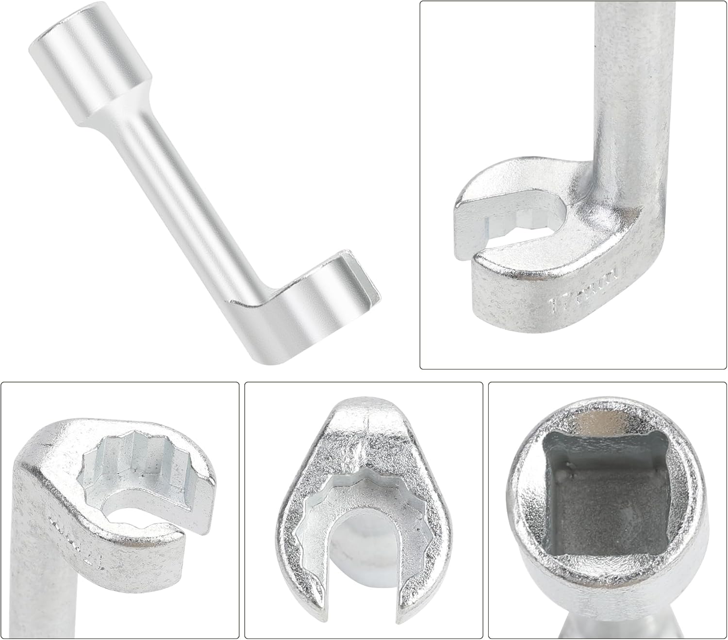 WYNNsky Línea zócalo diesel del inyector, 12″ impulsión, llave 12 14 16 17 18 19 para la mayoría de los motores diesel
