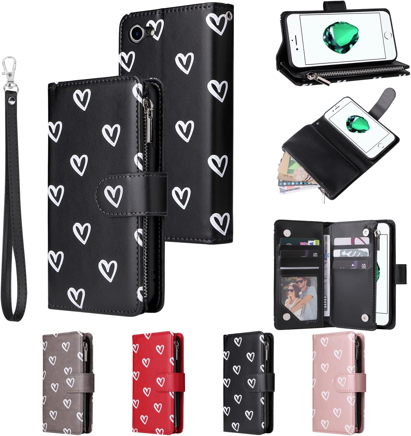 UEEBAI Funda tipo cartera para Samsung Galaxy A52 4G5G A52S 5G, bolso de mano con cierre magnético de poliuretano vintage de alta calidad, bolsillo