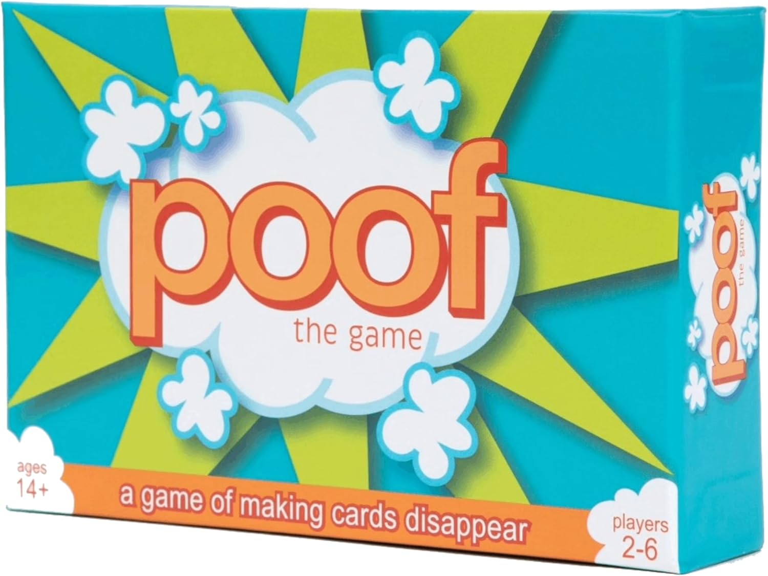 Poof The Game – Juego de cartas casual rápido de aprender, fácil de jugar, para amigos y familiares, grupos grandes y pequeños, noches de juego,
