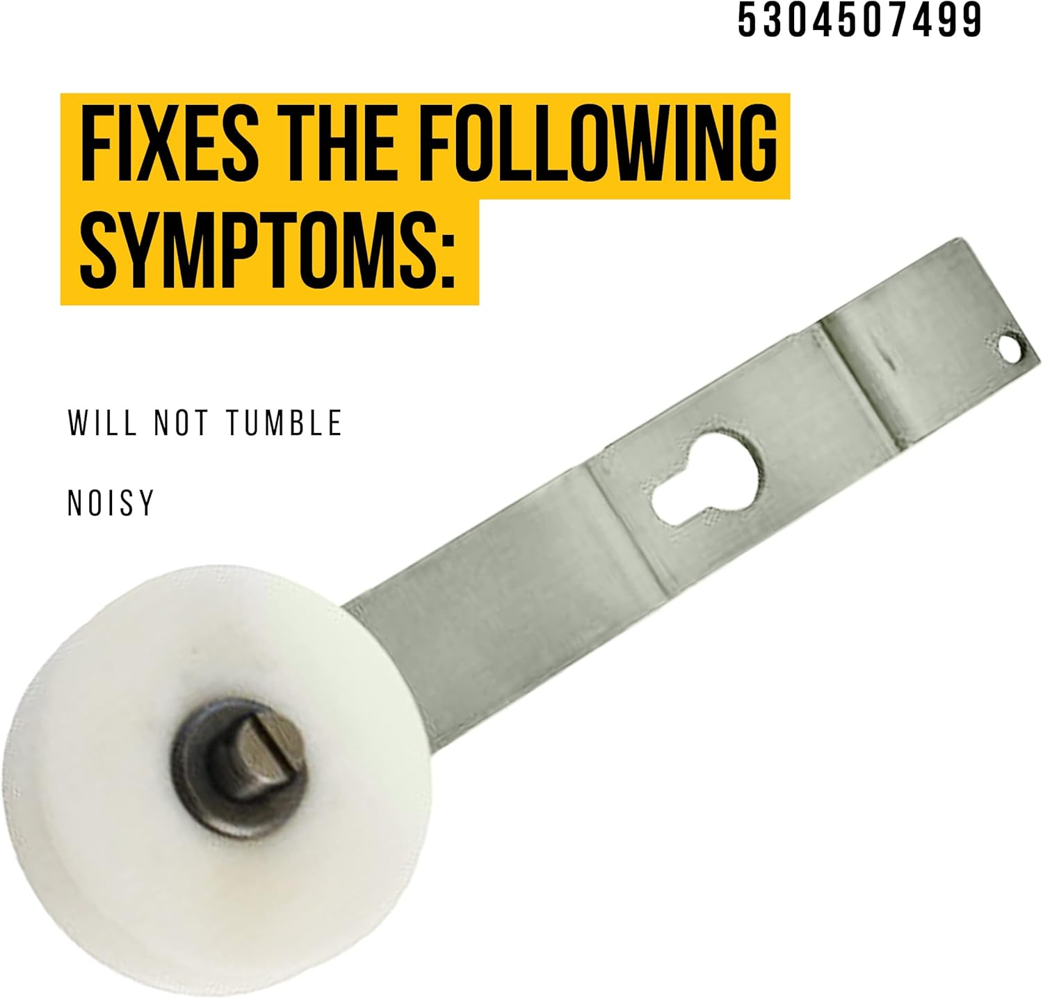 Conjunto de brazo loco 5304507499 actualizado Piezas de secadora Frigidaire Electrolux Kenmore compatibles Sustituye a AP6041641 4456548