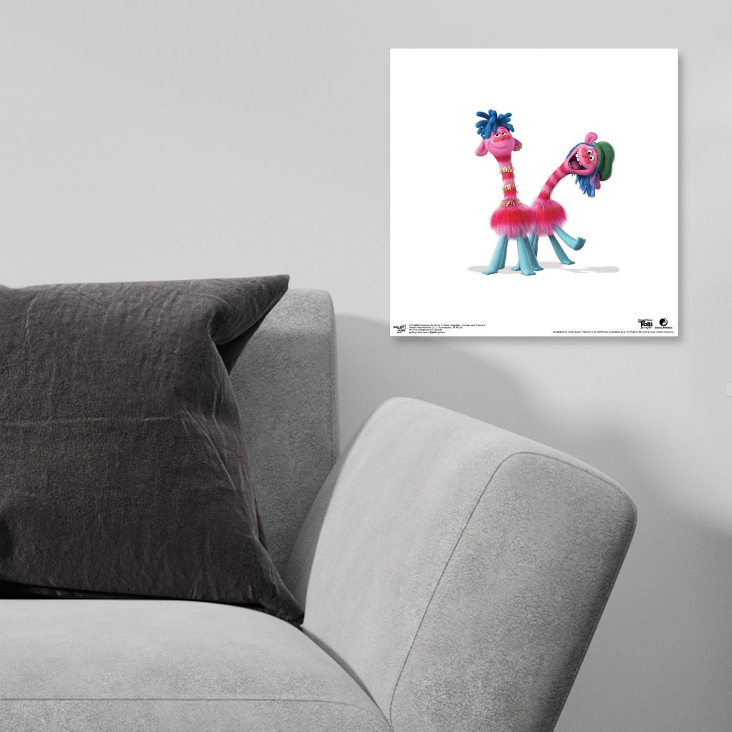 Trends International Gallery Pops Trolls Band Together – Póster de pared de Cooper y Príncipe D, 12.00 x 12.00 pulgadas, versión sin marco