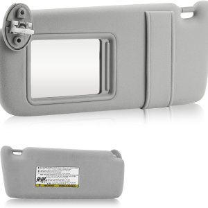 Youxmoto Visera solar para Toyota Venza lado izquierdo del conductor, 2009 2010 2011 2012 2013 2014 2015 2016 con techo corredizo, gris sustituye a Youxmoto Visera solar para Toyota Venza lado izquierdo del conductor, 2009 2010 2011 2012 2013 2014 2015 2016 con techo corredizo, gris sustituye a