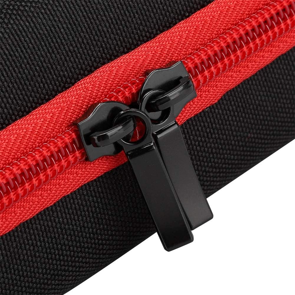 Bolsa de almacenamiento para afeitadora eléctrica, impermeable y resistente a las caídas, fácil de organizar con correa de mano y bolsa de malla