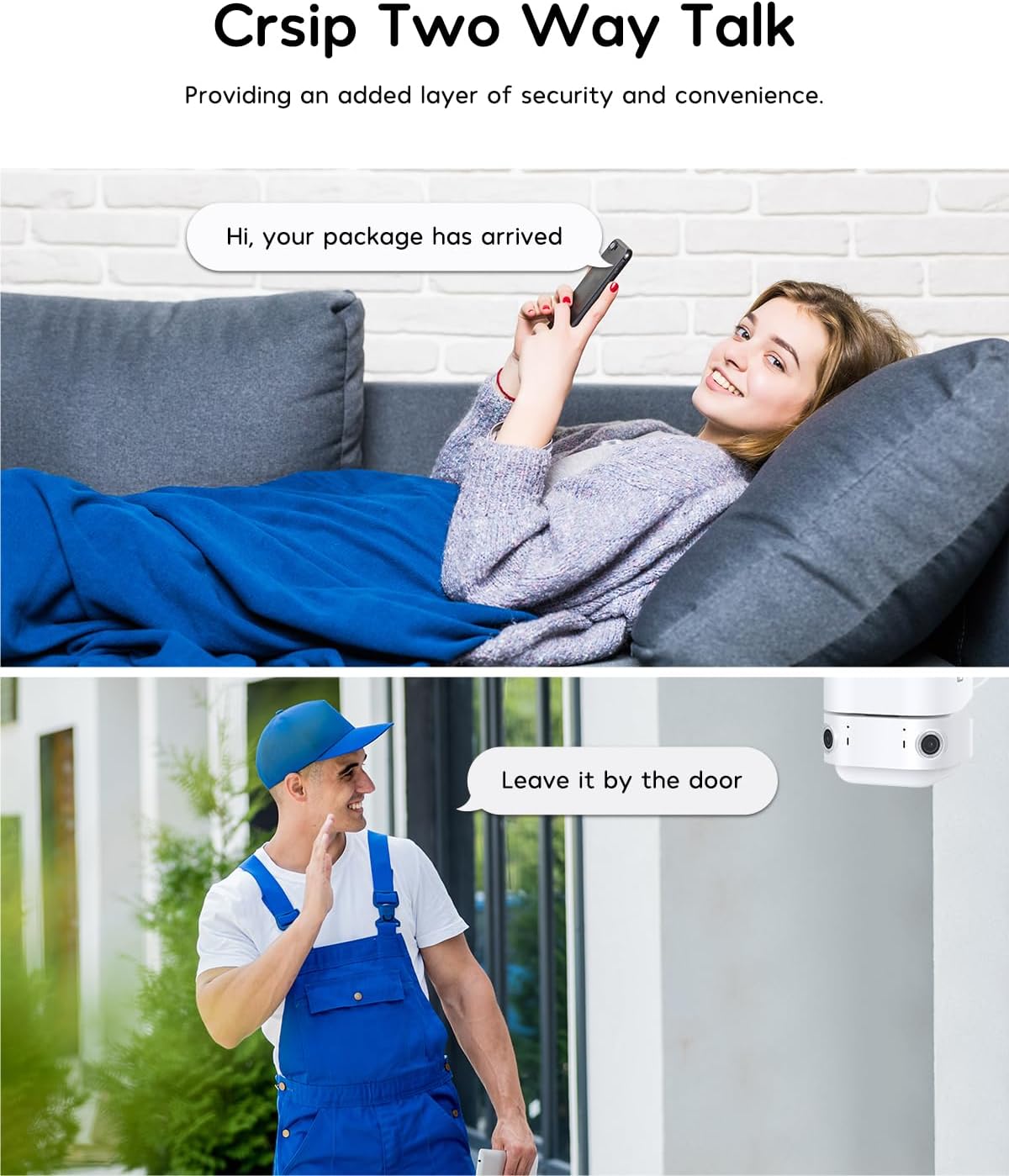 winees Cámara de seguridad con reflector, cámara de seguridad inteligente con cable 2K QHD IP65 para exteriores, visión nocturna a color, FOV de 180
