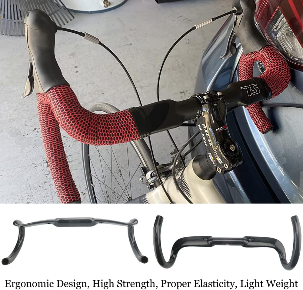 Manillar RXL SL de carbono para bicicleta de carretera, 3.18 cm, 40 cm, 42 cm, 44 cm (31,8 mm, barra curva para manillas de bicicleta, de 400, 420 y