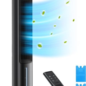 Dreo Ventiladores de torre que soplan aire frío, enfriador de aire evaporativo de 40 pulgadas, ventilador de refrigeración para dormitorio con Dreo Ventiladores de torre que soplan aire frío, enfriador de aire evaporativo de 40 pulgadas, ventilador de refrigeración para dormitorio con