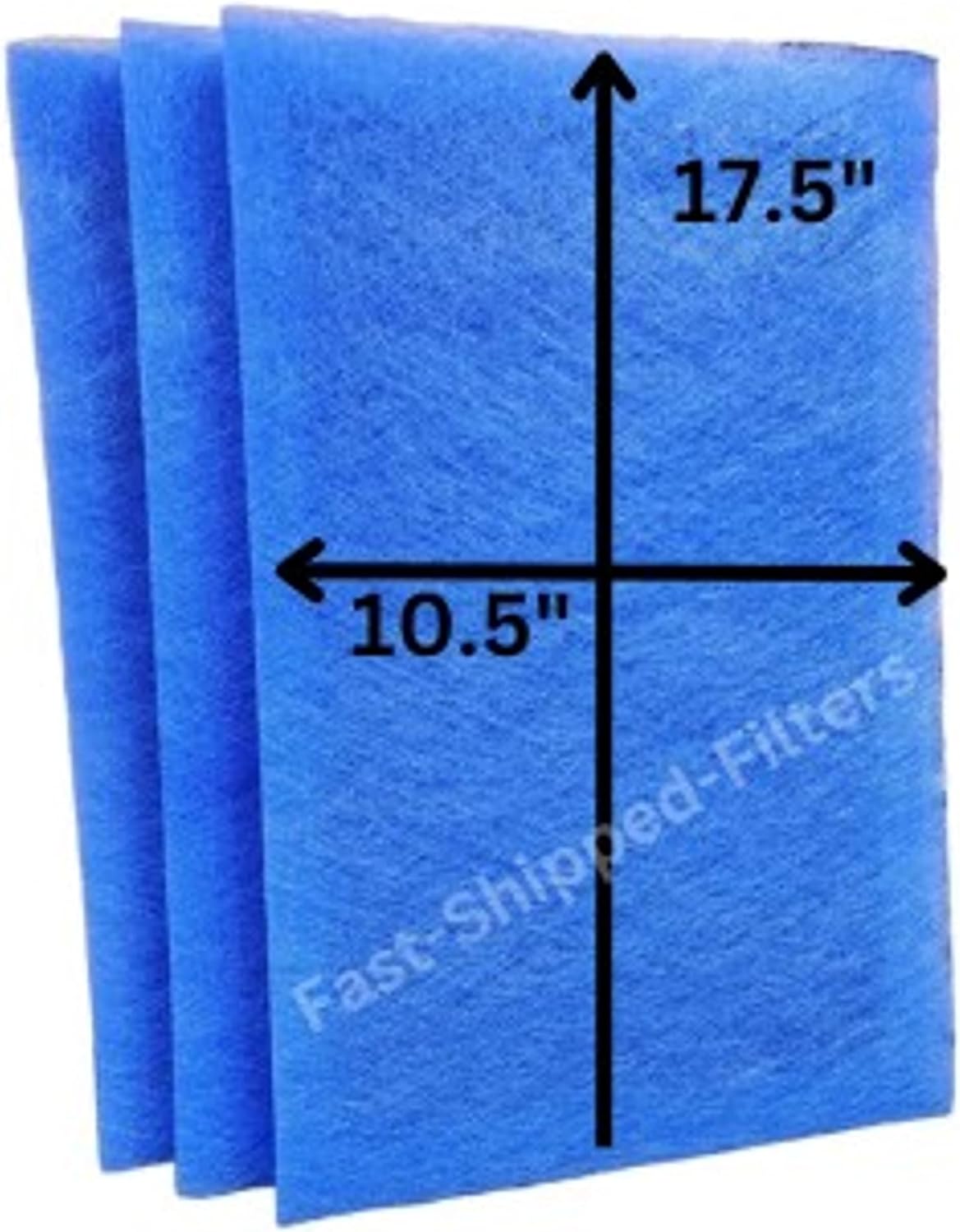 Fast-Shipped-Filters Paquete de 3 almohadillas de filtro compatibles con filtro de aire de 12 x 20 pulgadas, filtro de repuesto para el hogar,