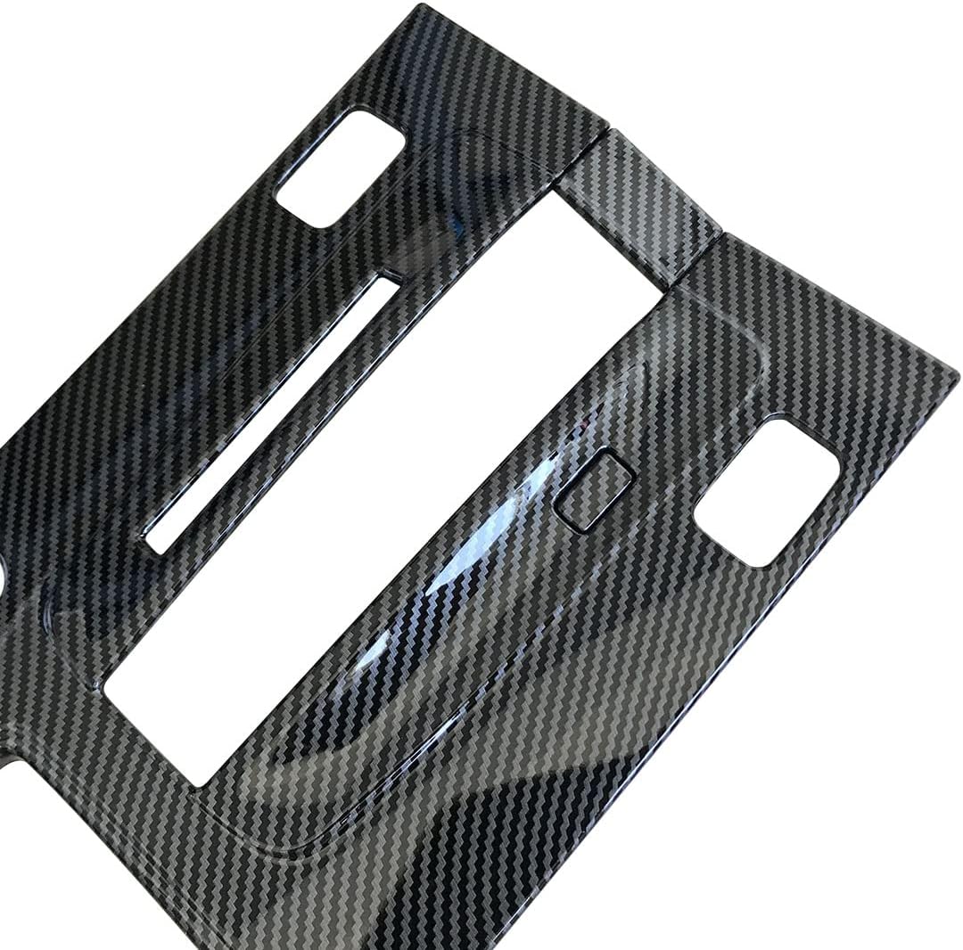 ruihe Patrón de fibra de carbono para palanca de cambios de coche, panel de consola, cubierta de marco compatible con Honda Accord 2013 2014 2015