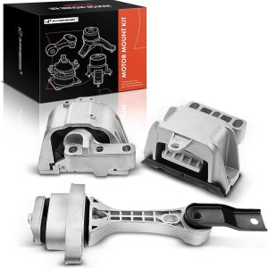 A-Premium Juego de 3 piezas de montaje de motor y montaje de transmisión compatible con Volkswagen VW Jetta 1999-2005, Golf 1999-2006, Beetle A-Premium Juego de 3 piezas de montaje de motor y montaje de transmisión compatible con Volkswagen VW Jetta 1999-2005, Golf 1999-2006, Beetle