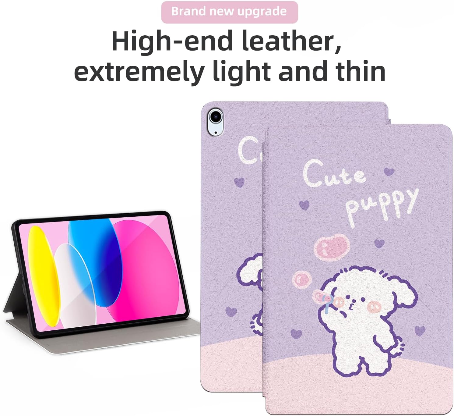 Funda para iPad de 10.9 pulgadas de 10.9 pulgadas de 10. generación 2022, para iPad de 10 generaciones, divertido y lindo estilo de animales de