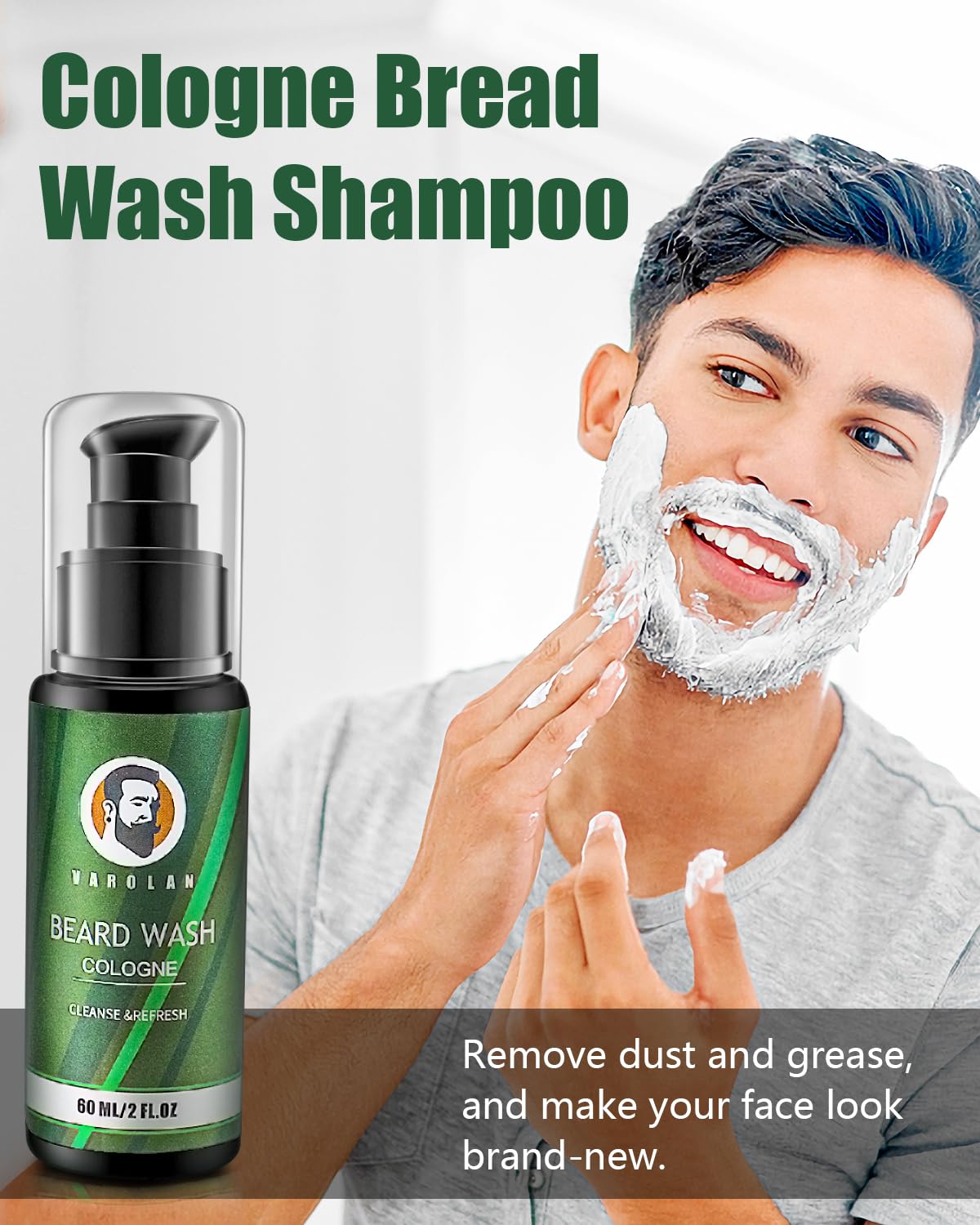 Regalos de San Valentín para él, regalos para hombres, kit de cuidado de la barba para hombres con bálsamo de aceite para barba, acondicionador de