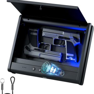 Caja fuerte biométrica para armas de fuego, caja fuerte biométrica para pistola, caja fuerte para pistolas con huella digital, 3 cajas de bloqueo de Caja fuerte biométrica para armas de fuego, caja fuerte biométrica para pistola, caja fuerte para pistolas con huella digital, 3 cajas de bloqueo de