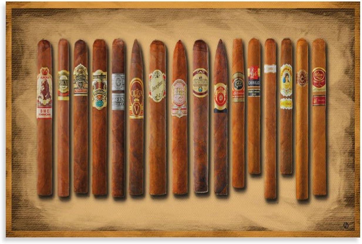 Póster de arte para regalar a los amantes de los cigarros, lienzo, pinturas artísticas para pared, decoración del hogar, sala de estar, impresiones