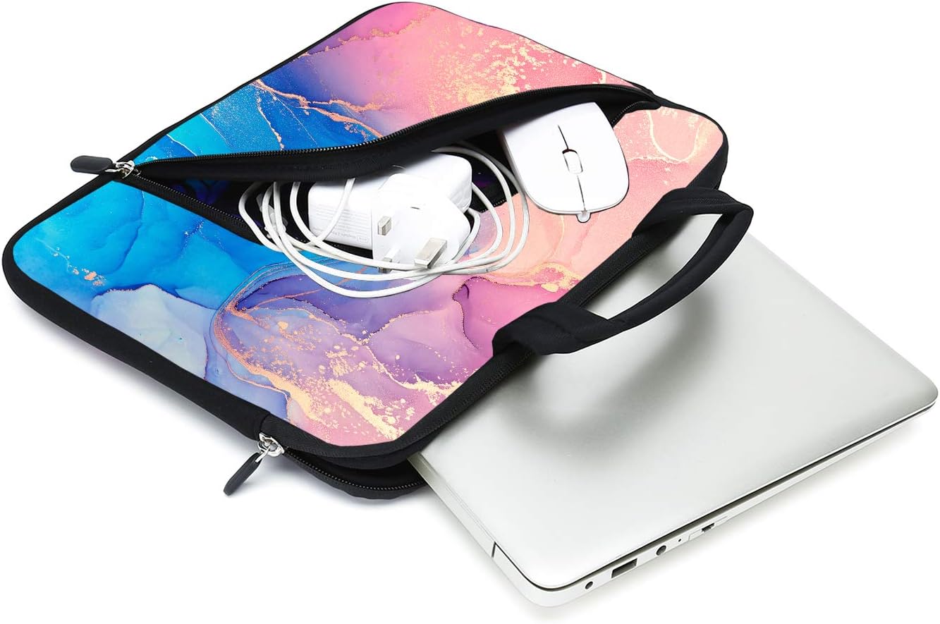 Funda protectora para laptop de 11.6, 12 y 12.1 pulgadas, funda protectora de neopreno, funda para tablet, maletín para cuaderno con asa, bolsillos
