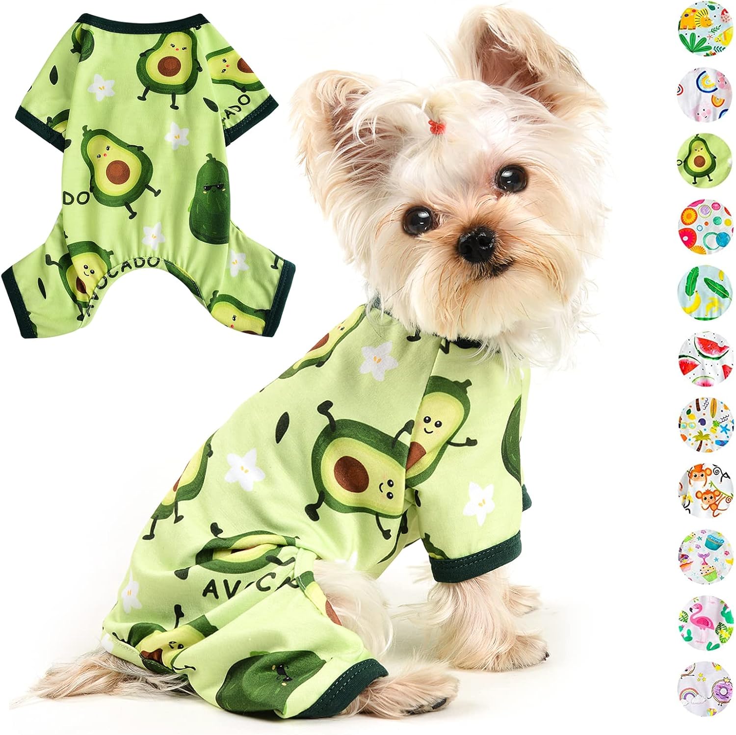 Pijamas para perros, ropa para perros pequeños, hembra, niño, pijamas para perros pequeños y medianos, ropa linda para cachorros, pijamas suaves
