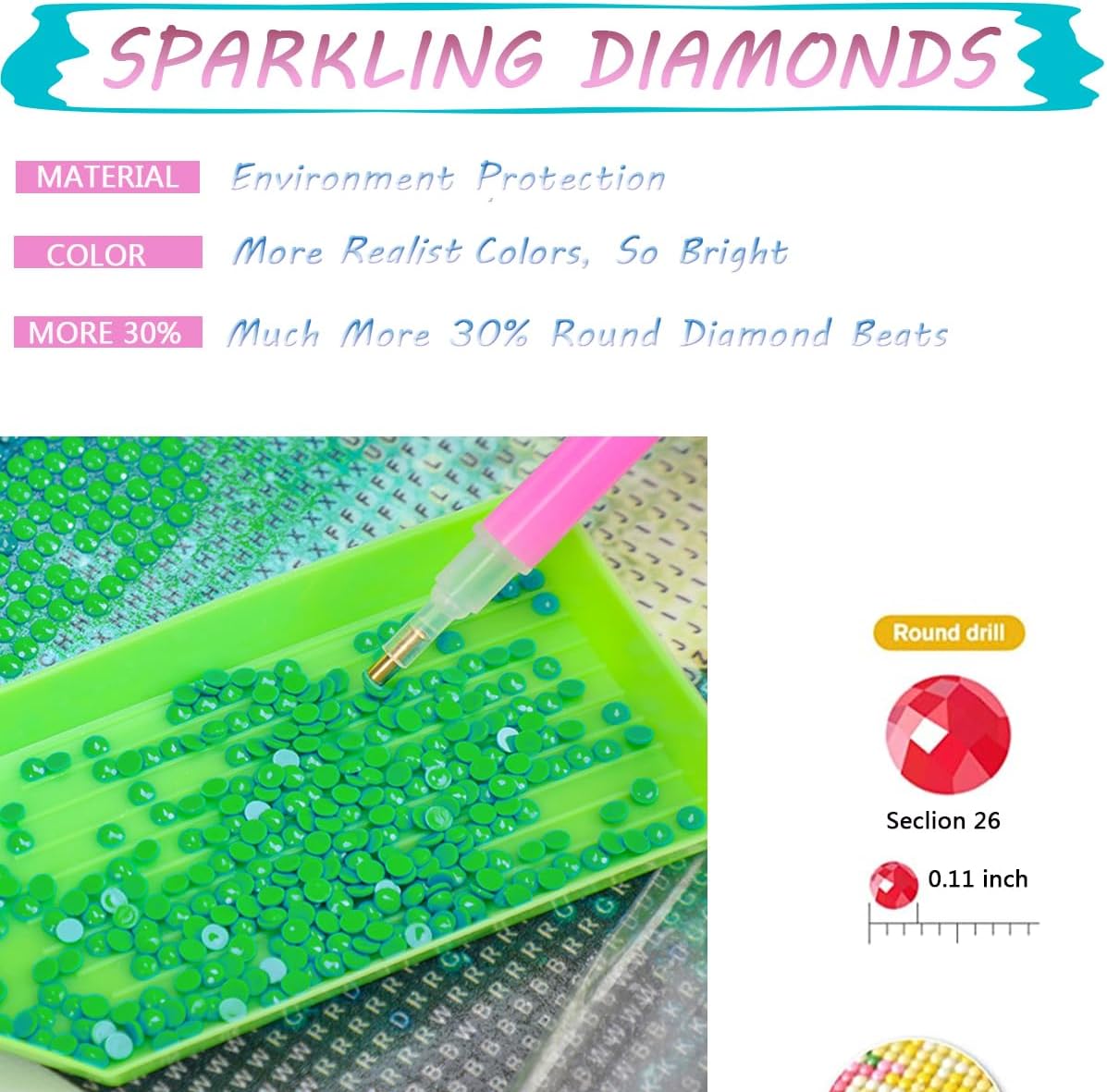 IPISSOI Kits de pintura de diamantes para adultos, niños y principiantes, kit de pintura de diamantes por números, Jack Russell Terrier, regalo para