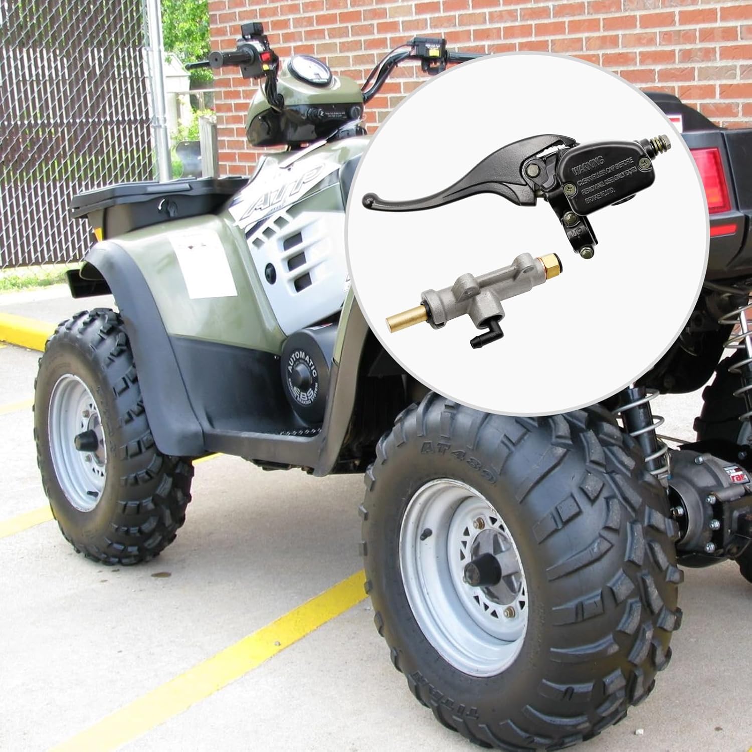 EATAKWARD Cilindro maestro de freno delantero izquierdo y trasero, repuesto para ATV Polaris Magnum 325 330 500, Polaris Sportsman 400 500 550 600