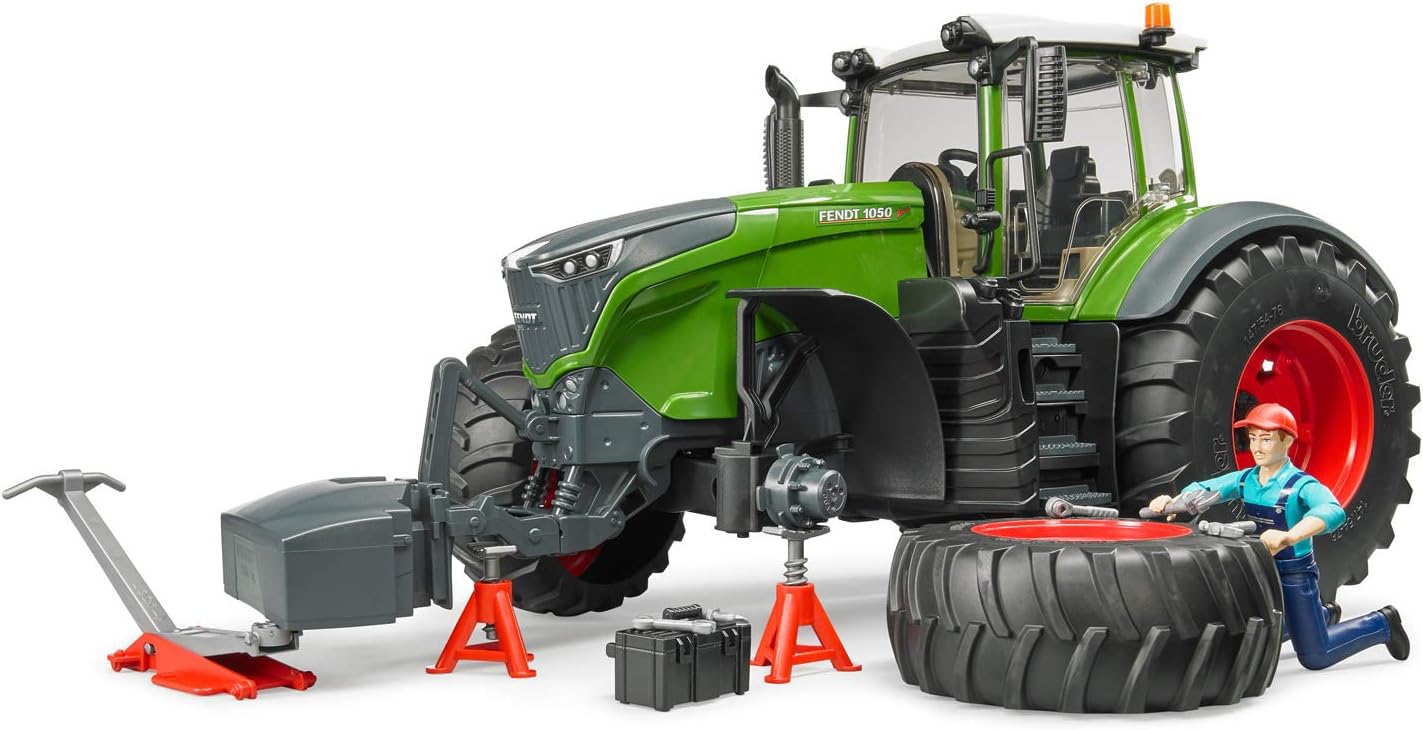 Bruder Fendt X 1000 con accesorios de reparación