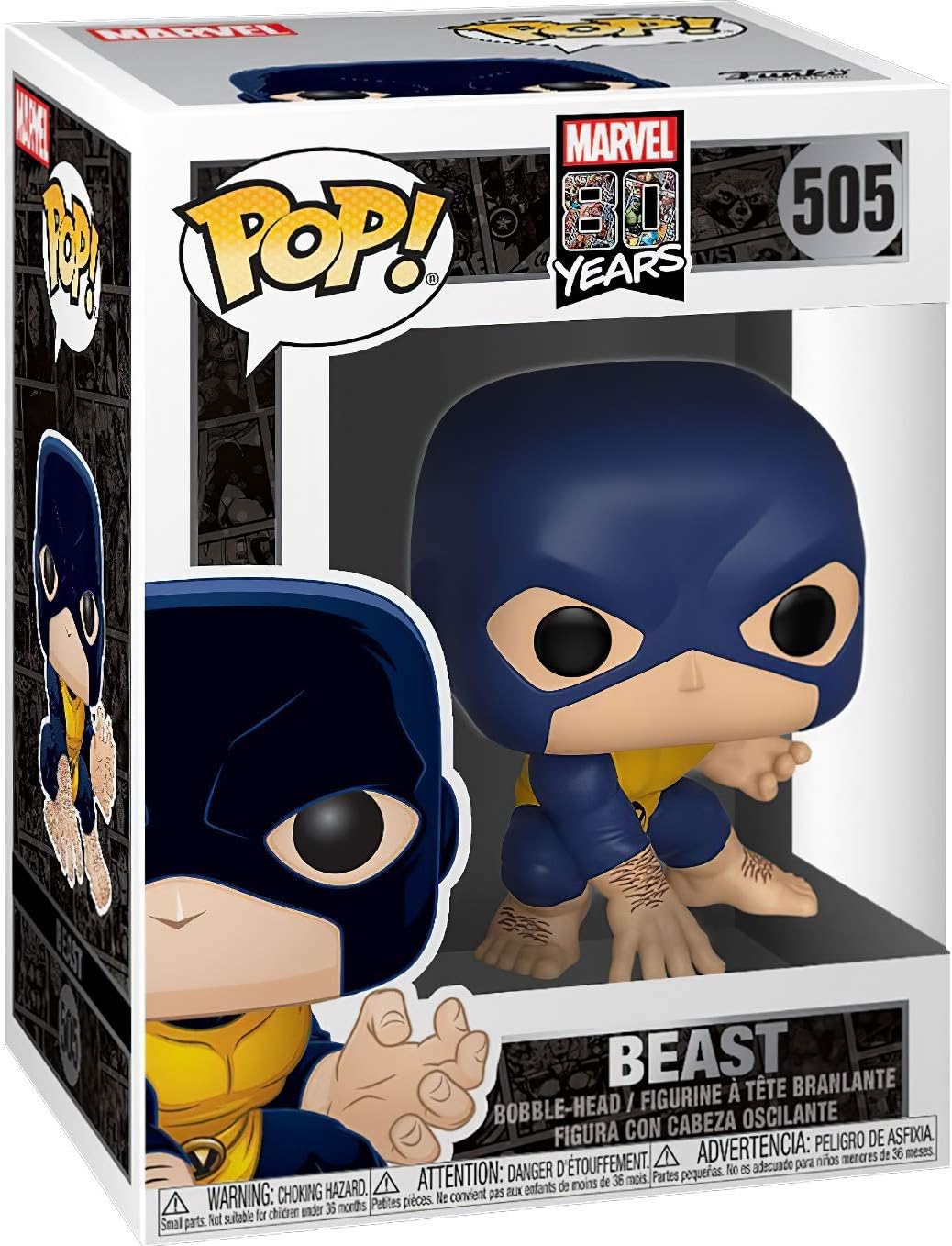 Beast Funk o Pop! Paquete de figuras de vinilo con 1 protector gráfico compatible con ‘ToysDiva’ (505-40716 – B)