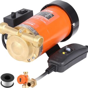 VEVOR Bomba de presión de agua de 120 W, 110 V CA, 396 GPH 21.75 PSI, bomba de presión automática para el hogar, flujo máximo de 25 Lmin con VEVOR Bomba de presión de agua de 120 W, 110 V CA, 396 GPH 21.75 PSI, bomba de presión automática para el hogar, flujo máximo de 25 Lmin con