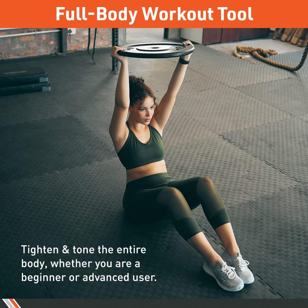 Body Sport 2 Rubber Olympic Bumper Plate Plate Set  Bumper Weight Plates  Set of Free Weights for Strength Training  Impact Absorbing Bumper Plates