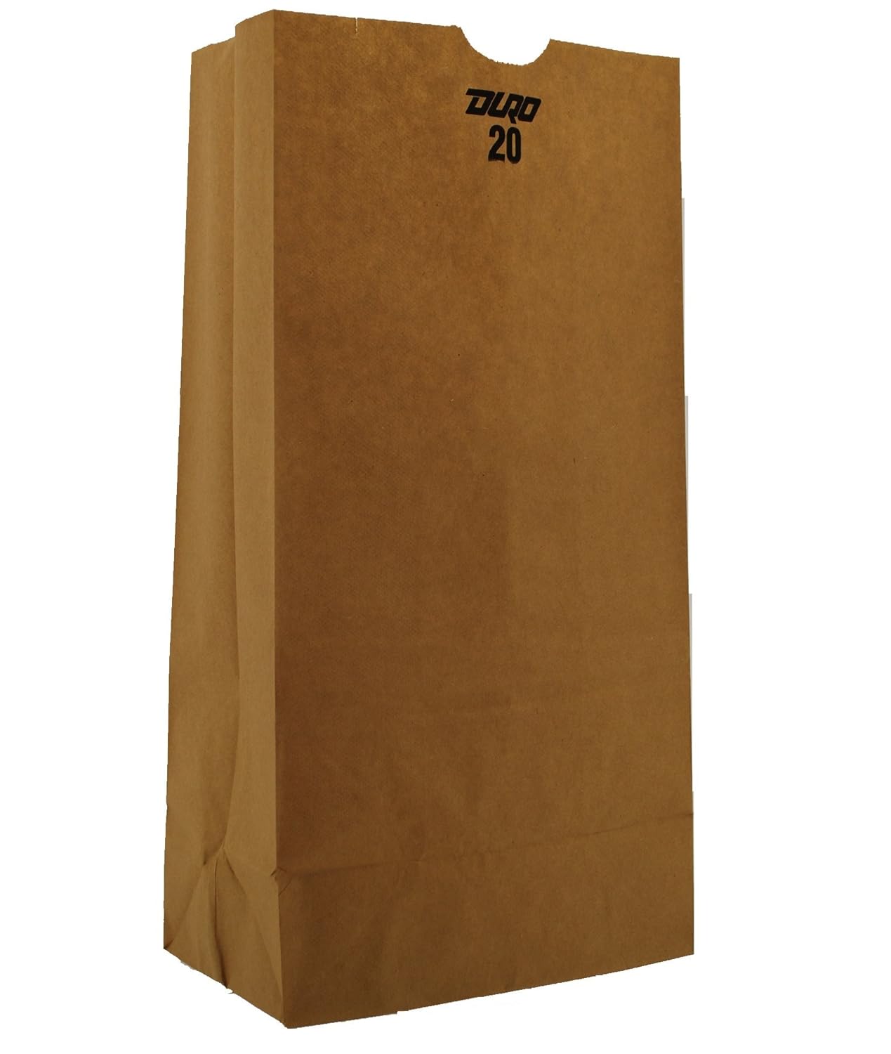 Duro ID# 18420 20# SOS Bolsa 40# 100% Kraftm natural reciclado, 500 piezas