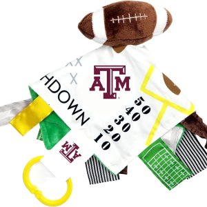 The Learning Lovey Texas A&M University – Juguete sensorial de fútbol americano para bebé, suave y seguro, juguete ideal para cochecito de bebé, sin The Learning Lovey Texas A&M University – Juguete sensorial de fútbol americano para bebé, suave y seguro, juguete ideal para cochecito de bebé, sin