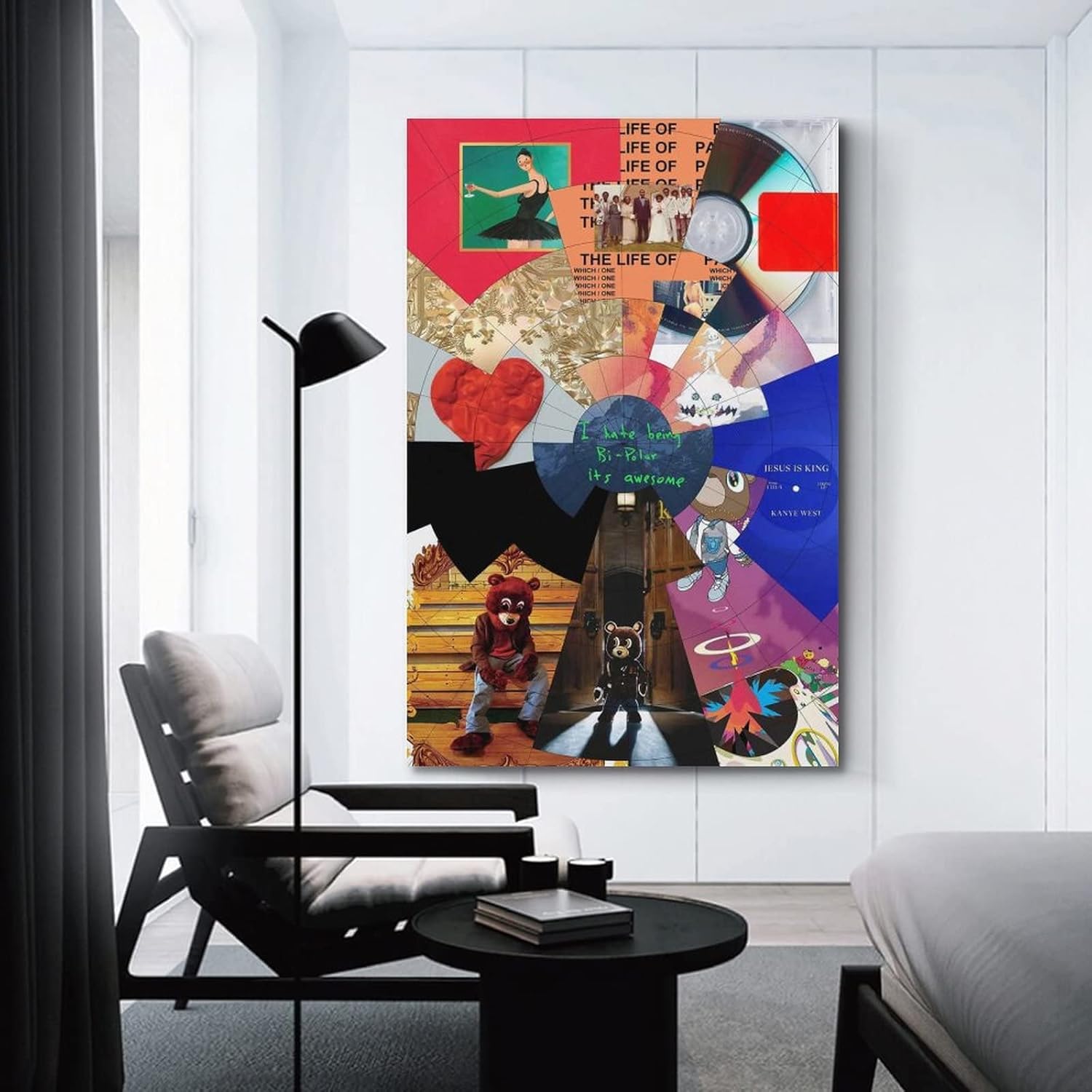 ChezMax KANYE WEST – Póster de 12 x 18 pulgadas (11.8 x 17.7 in)