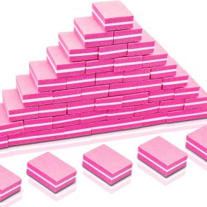 50 mini pulidores de uñas, grano 100180 a granel para uñas naturales y esmalte de gel, pulido de uñas, juego portátil de doble cara para pulir y 50 mini pulidores de uñas, grano 100180 a granel para uñas naturales y esmalte de gel, pulido de uñas, juego portátil de doble cara para pulir y