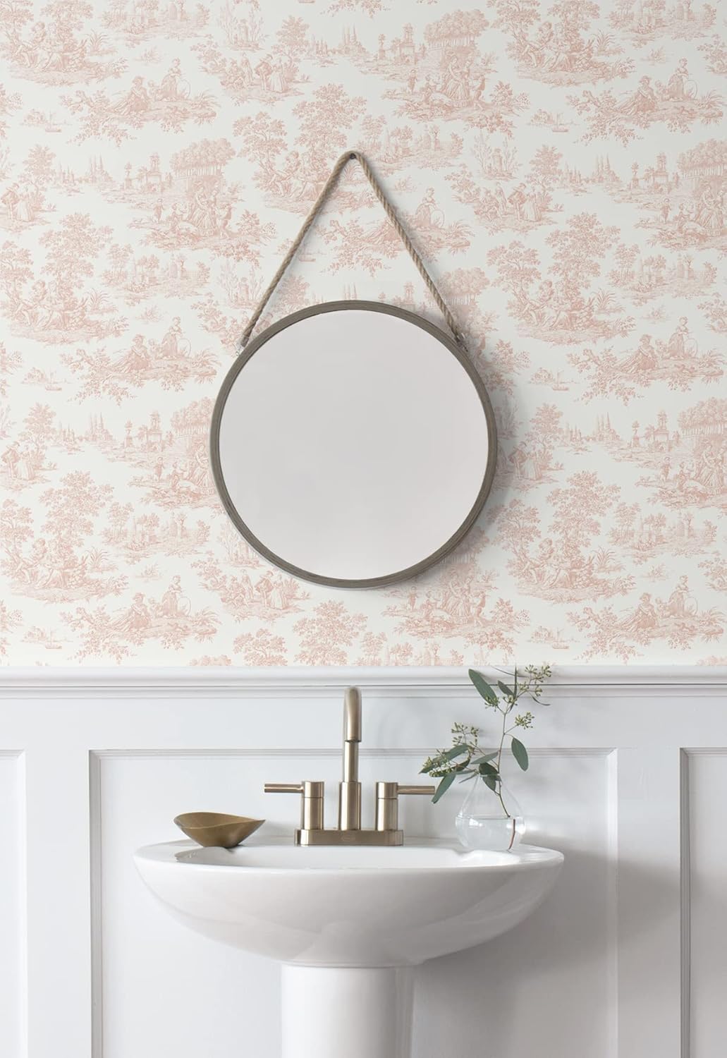NextWall Chateau Toile – Papel tapiz autoadhesivo (rubor)