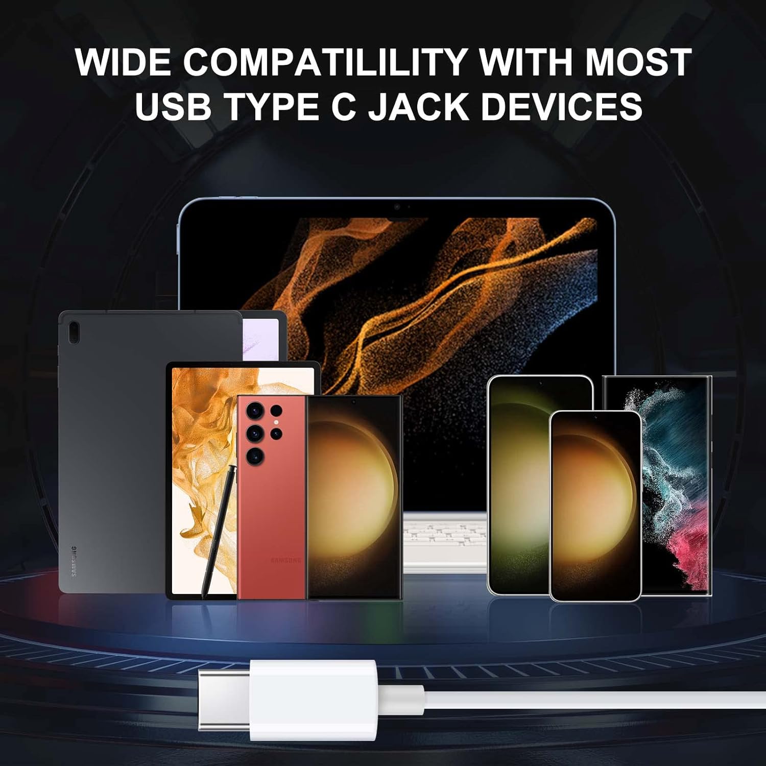 Auriculares USB tipo C para iPhone15, Samsung Galaxy S23, Ultra S23+, S23 Plus, auriculares USB C enchufables, micrófono integrado y control de