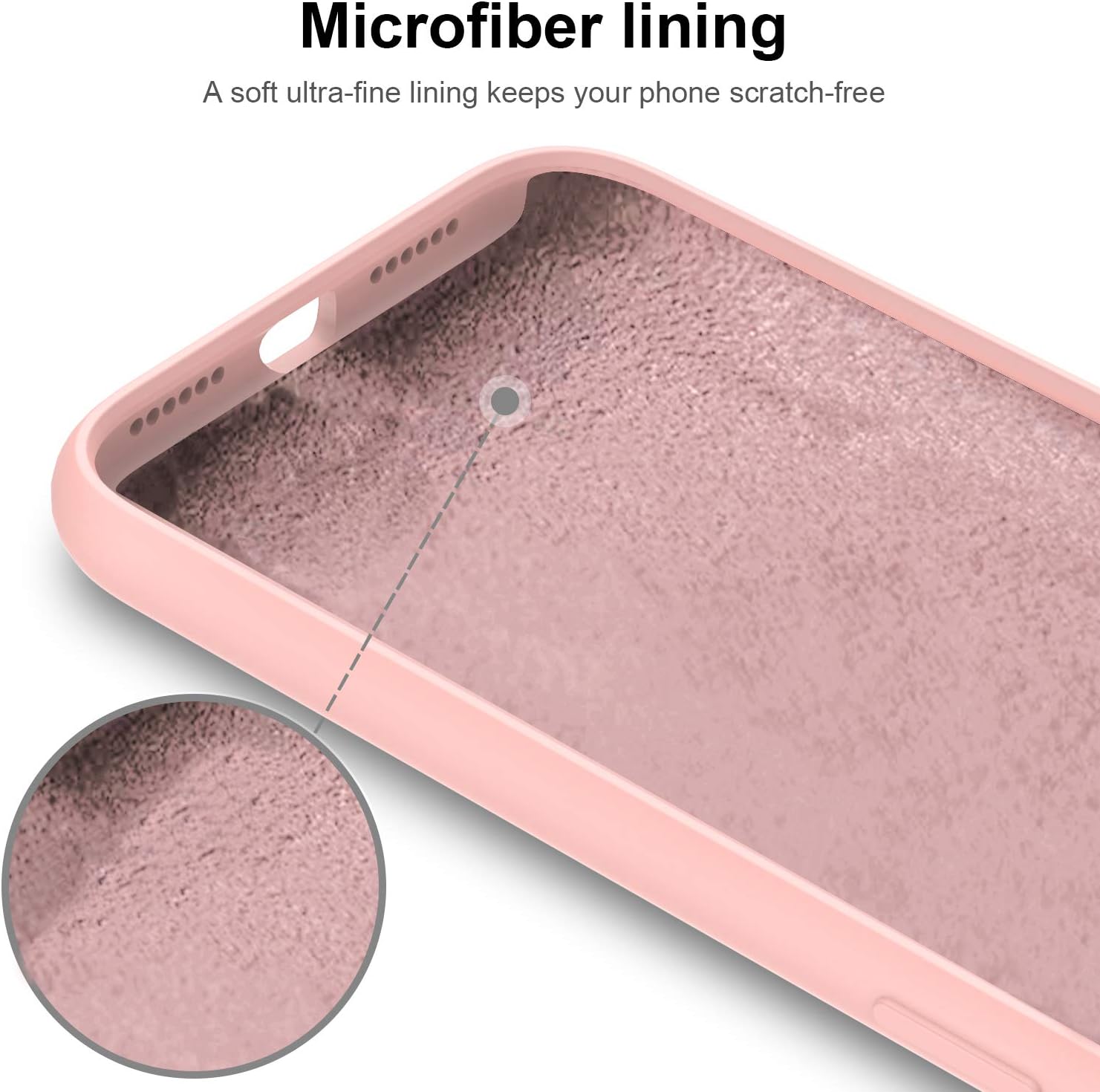 Funda de silicona para iphone 11