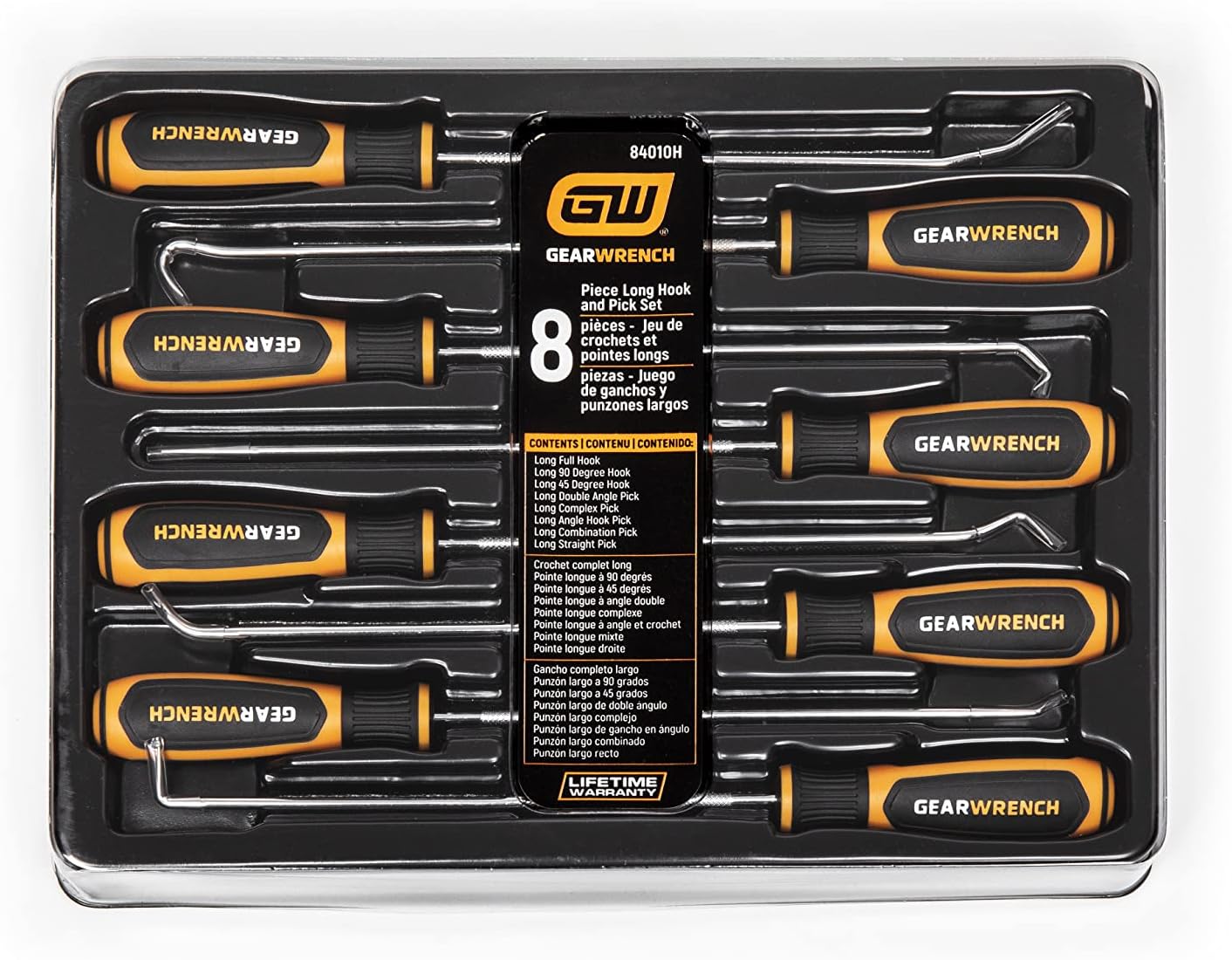 GEARWRENCH Juego de 8 ganchos largos y púas – 84010H