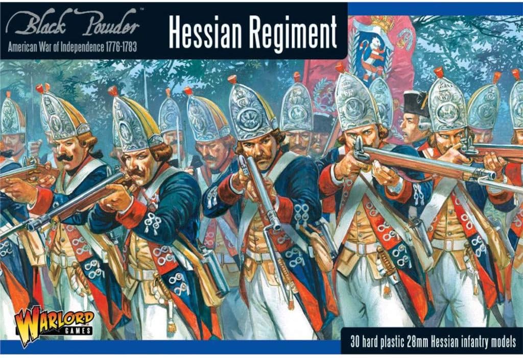 Black Powder Revolutionary War Hessian Regiment 156 Kit de modelo de plástico WGR-AWI-03