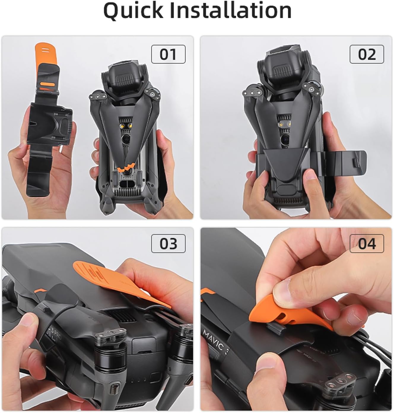 Mavic 3 Soporte de hélice para DJI Mavic 3Mavic 3 Pro Cámara Drone Accesorios, Hélices de silicona Protector Protector Estabilizador Cubierta