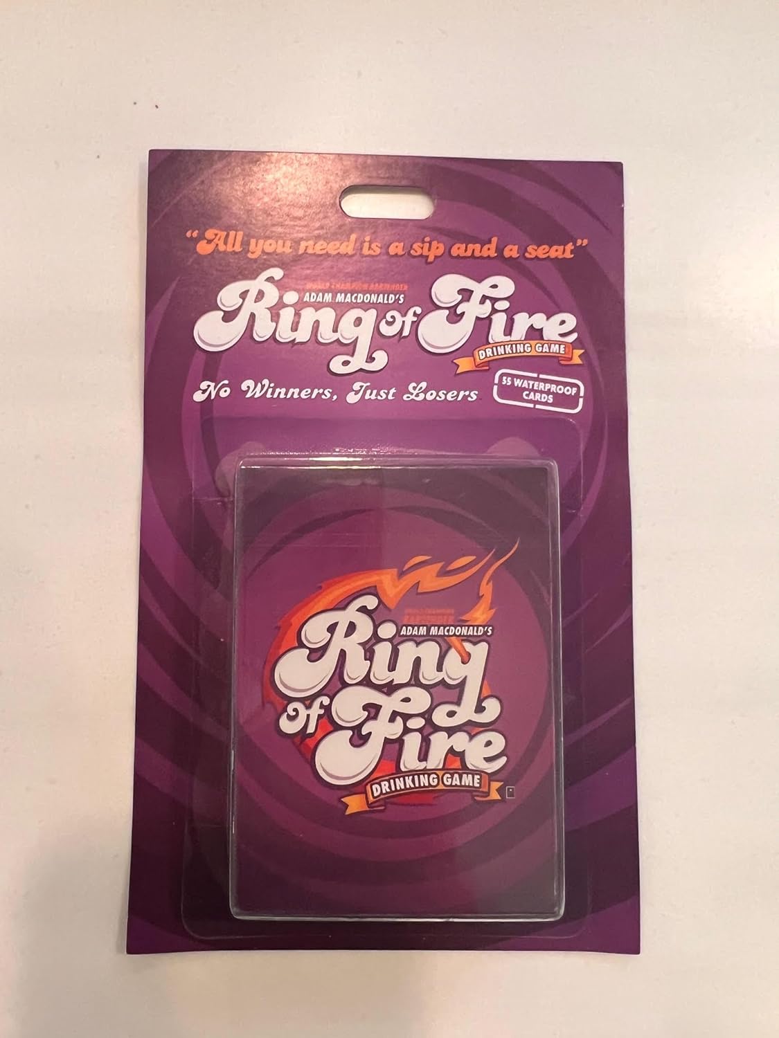 Juego de cartas Ring of Fire  Divertido juego de beber para fiesta de adultos  Juegos de cartas para noche de juegos, despedida de soltera,