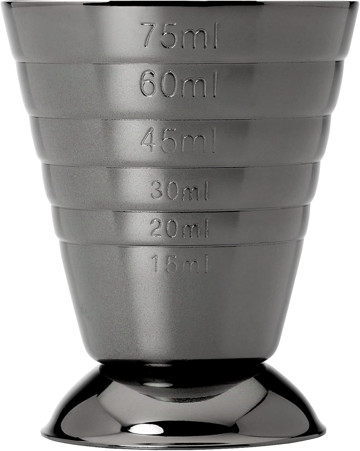 Barfly Taza medidora de barra, 2.5 onzas., Gun Metal Black