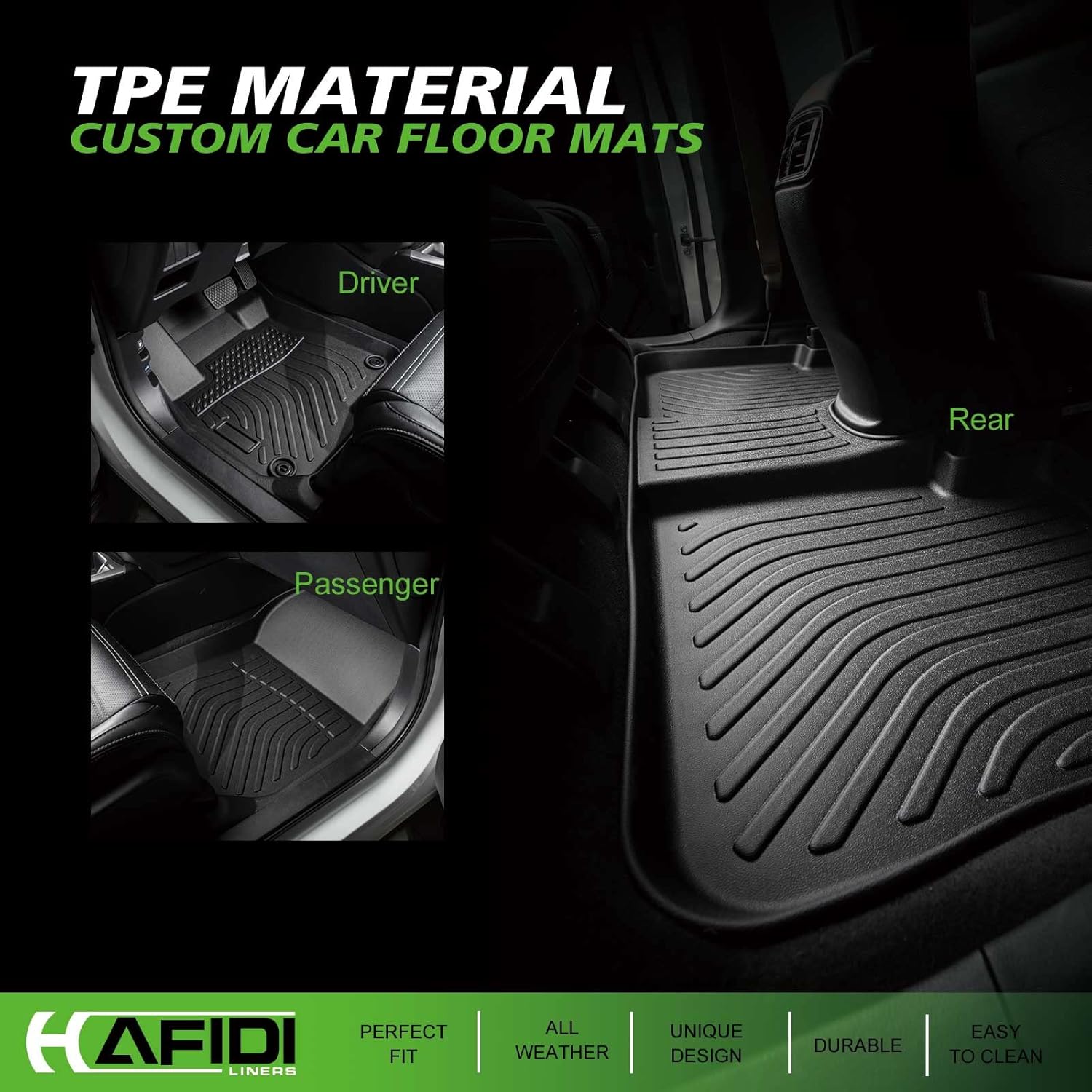 Alfombrillas automotrices y forro de carga para NX 2022 2023 2024 2025 protección para todo tipo de clima, juego completo, color negro
