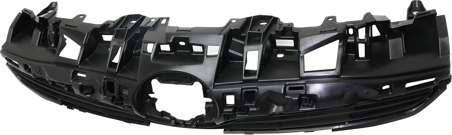 Evan-Fischer – Conjunto de parrilla compatible con Toyota Prius 2016-2018 con textura gris oscuro carcasa e inserto